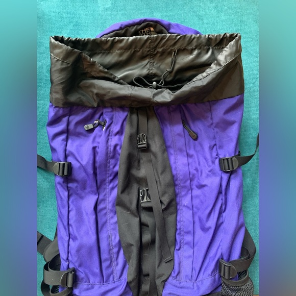 USED ONCE- North Face Hiking Pack in Purple - Picture 4 of 7